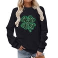 thumbnail image 5 of Guluxicc Sweatshirts for Women Casual Long Sleeve Graphic Printed Shirts St. Patrick's Day Pullover Tops, M, 5 of 6
