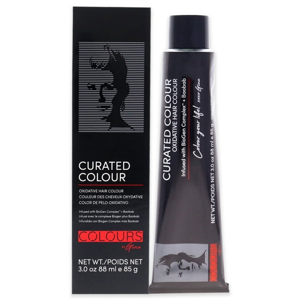 Curated Colour - 4.77-4W Deep Warm Brown de Colours By Gina para unisex - Tinte para cabello de 3 oz