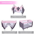 thumbnail image 3 of KIDDOS, Cuna Corral 3 en 1, plegable, color rosa, 3 of 6