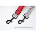 thumbnail image 5 of Tuff Mutt Laisse Mains Libres pour Chien pour Marche Course Randonnée, Laisse de Taille avec Élastique, Ceinture Réglable, Design Réfléchissant à Double Poignée pour Grands et Moyens Chiens Rouge (avec Mousse), 5 of 5