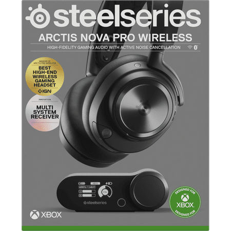 SteelSeries Arctis Nova Pro Wireless Gaming Headset For Xbox, Black