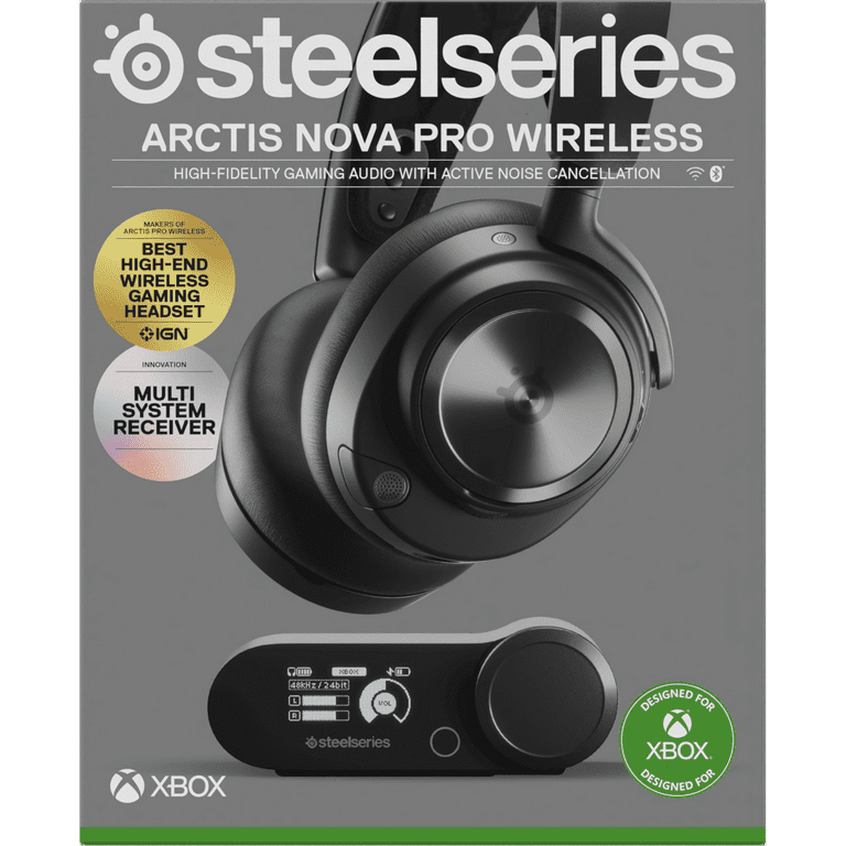 SteelSeries Arctis Nova Pro Wireless 黒 SteelSeries Arctis Nova Pro Headphones, Wireless Gaming for