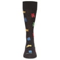 thumbnail image 2 of MeMoi Men's Yummy Gummy Bears Bamboo Blend Novelty Crew Sock - Mens - Male, 10-13, Black, 2 of 6