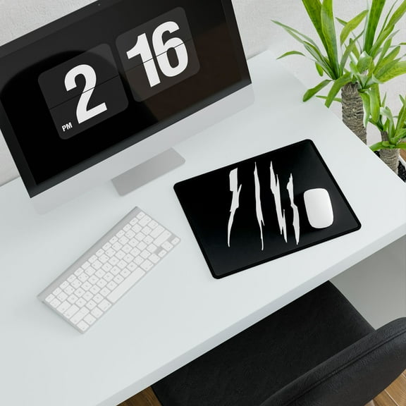 Effete Feline Claw Marks Scratch Desk Mats