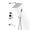 Chrome, variant on Sumerain Shower System, Shower Faucet Set Complete with Waterfall Tub Spout, 8" Rain Shower Head and HandHeld, Chrome Finish