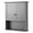 Gray, variant on Costway Wall Mounted Bathroom Medicine Cabinet Organizer with Adjustable Shelf