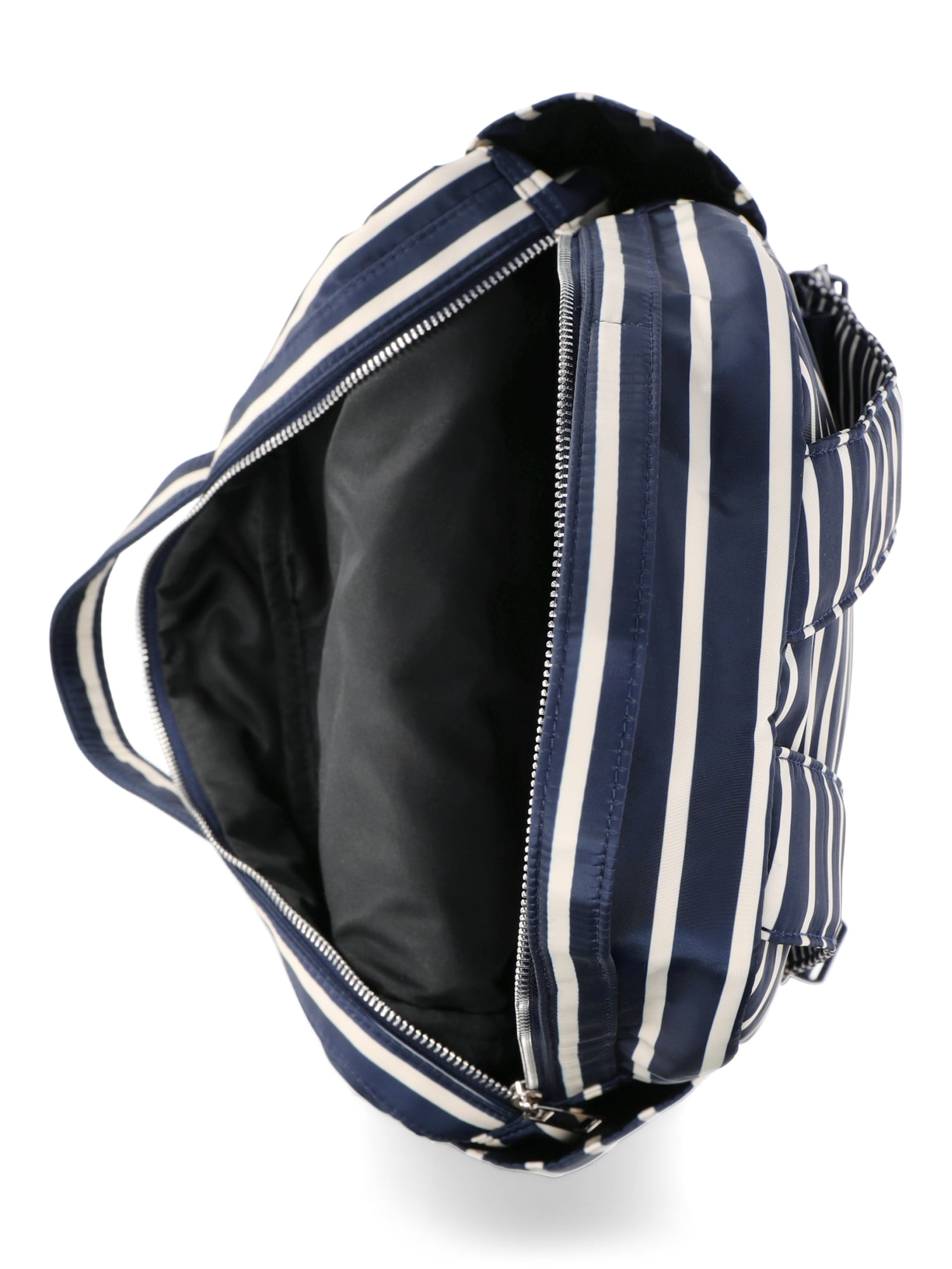 Navy striped backpack hotsell