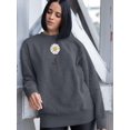 thumbnail image 2 of Love Daisy Positive Heart  Sweatshirt Women -Image by Shutterstock, Female 4X-Large, 2 of 4