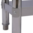 thumbnail image 6 of Stainless Steel Work Table with Undershelf 2 Layers Kitchen Anti-Slip Work Table, 6 of 12