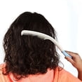thumbnail image 4 of Cepillo Para El Cabello de largo de Mano de Plástico Sunnimix Peine de pelo largo mango blanco, 4 of 8