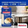 thumbnail image 4 of Mahatma Basmati White Rice, Fragrant Extra Long Grain, Gluten Free, 2 lb Bag, 4 of 14