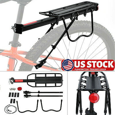 Details about   Universal Adjustable Bicycle Back Rear Rack Bike Cycling Cargo Luggage Carrier 