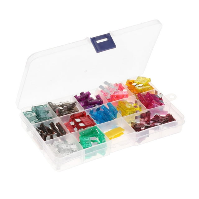 S SERENABLE 130 Pieces Car Blade Fuse Insert Assortment Mini Replace Protection Fuse Puller