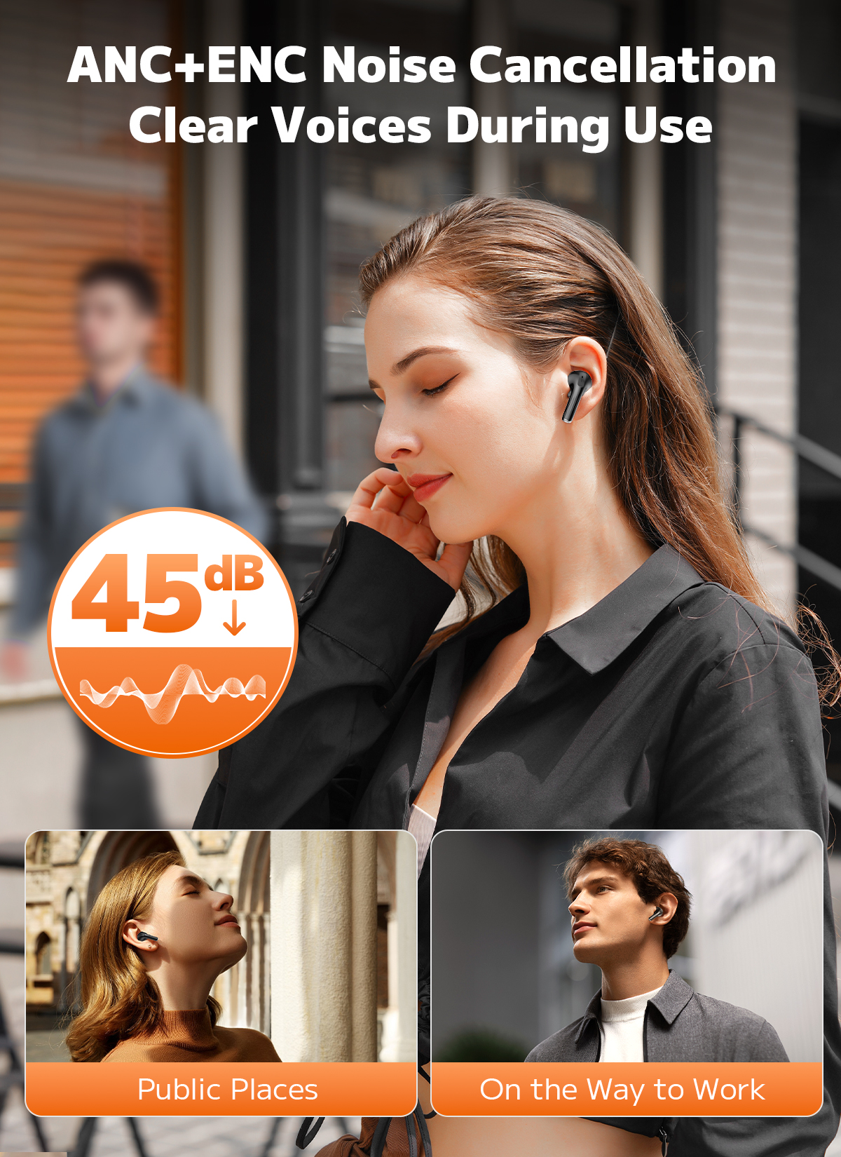 Trigiz T20 Wireless Earbuds, Bluetooth 5.4, 50H Playtime photo 6