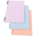 thumbnail image 3 of 3Pcs Spiral Notebook Plastic Cover Notebook Portable Academic Notebooks Journal Notebook, 3 of 9