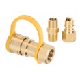 thumbnail image 1 of Propane Quick Connector, Safe Corrosion Resistant Strong Tightness Gas Tank Adapter  for Camping Car for Travel Trailer, 1 of 7