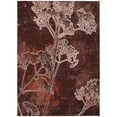 thumbnail image 2 of Addison Rugs Chantille Indoor/Outdoor Transitional Floral Merlot Machine Washable Rectangle Rug, 9' x 12', 2 of 8