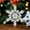 White, variant on Custom Name Snowflake Ornament, Name Flake, White Colored Snowflake Acrylic Ornament 2024, 7 inches