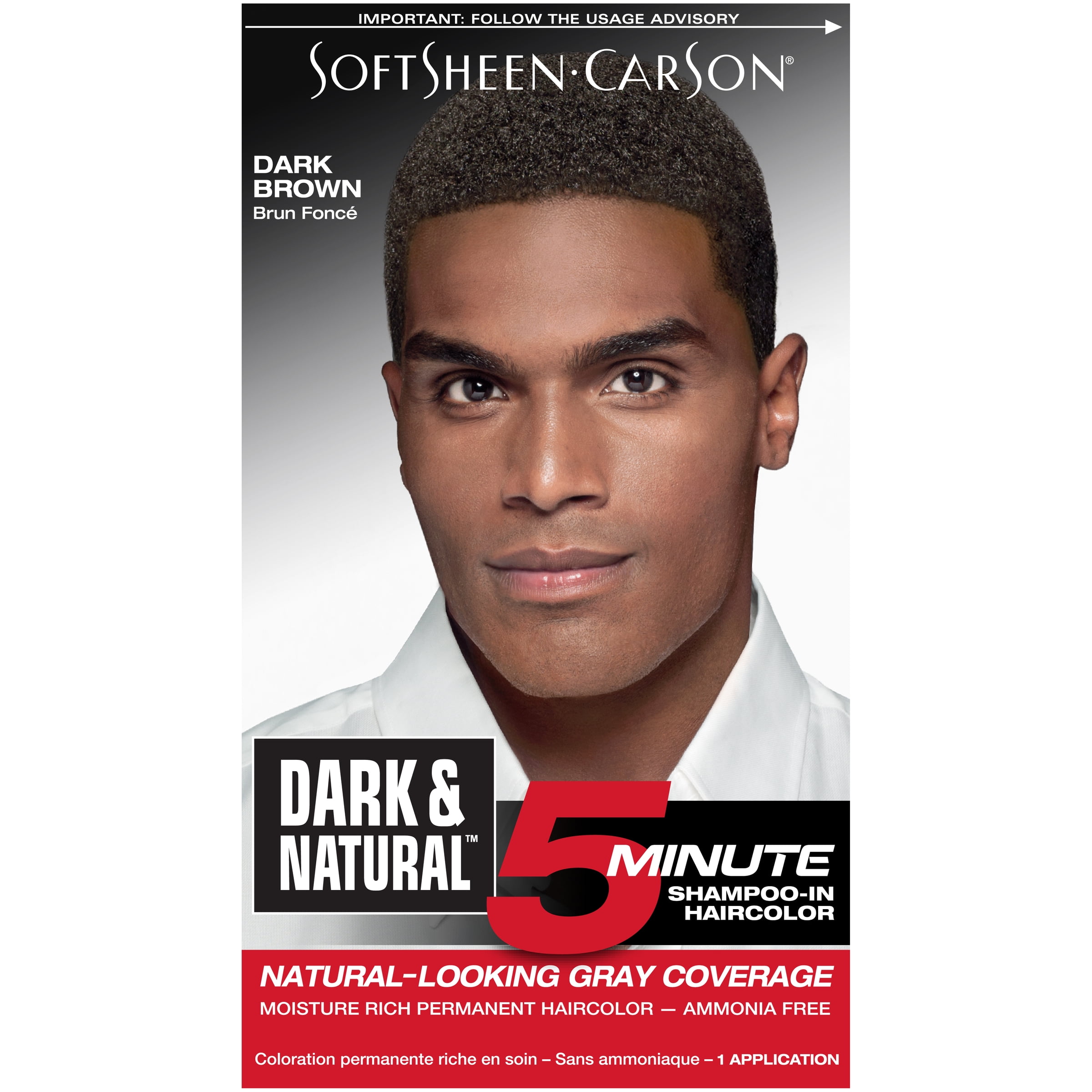 Creme of Nature Mens 5 Minute Hair Color  Dark Brown  Beautizone UK