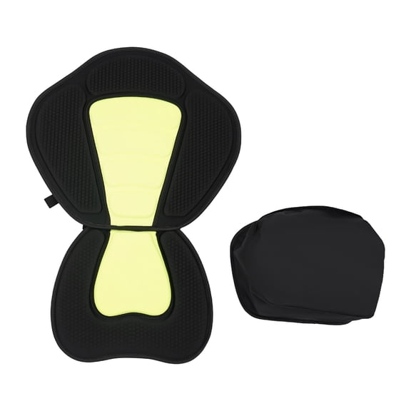 Padded Deluxe Kayak Seat w/Detachable Backpack Bag Back Canoe Backrest Adjustable For Kayaking Canoeing Rafting Fishing