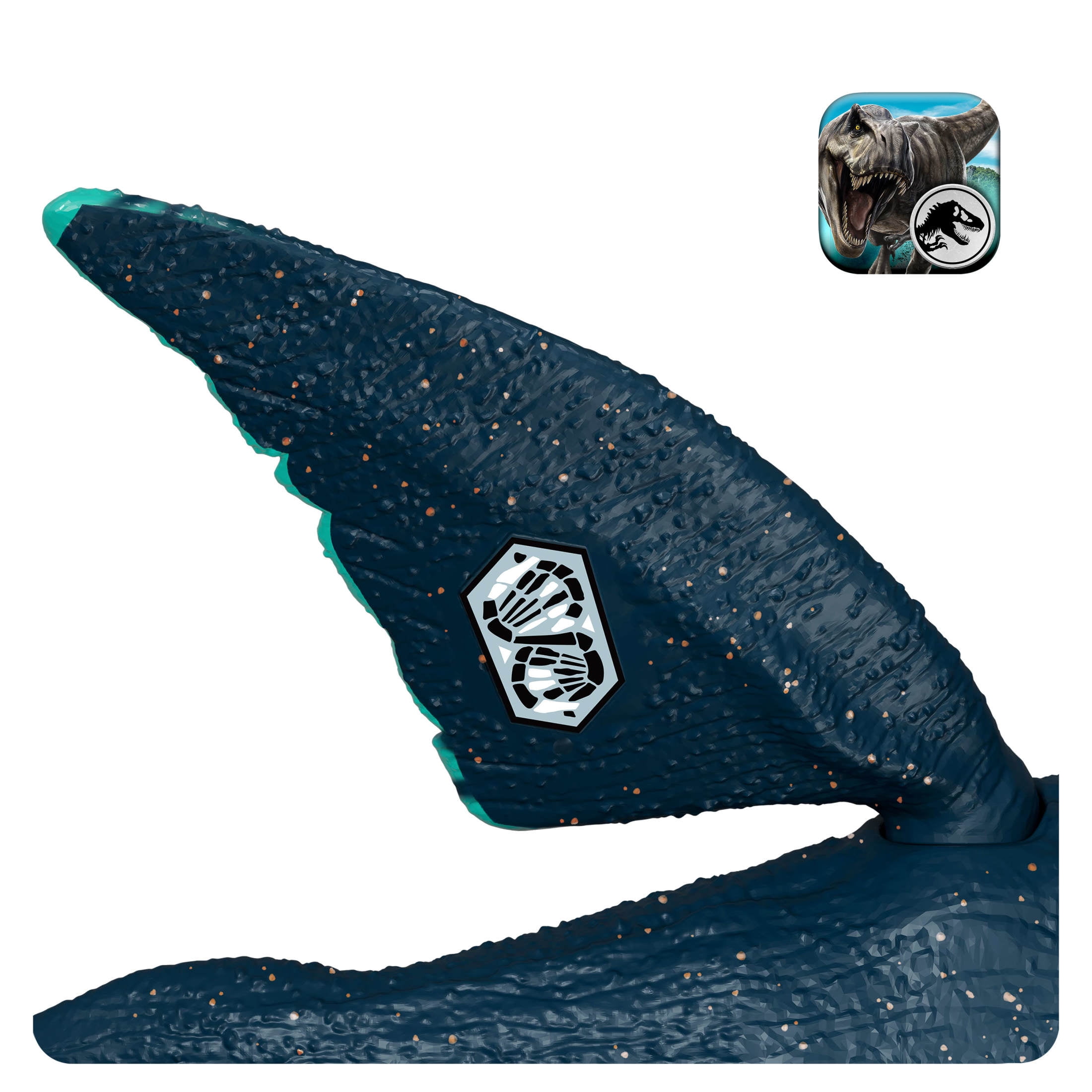 Jurassic World Frenzy Pack Plesiosaurus Dinosaur Figure, Authentic Toy, Digital Play