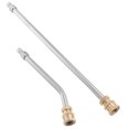thumbnail image 1 of 2pcs Pressure Washer Extension Wand Stainless Steel Power Washer Extension Wand Quick Connect Lance, 1 of 8