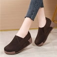 thumbnail image 2 of Fesfesfes Women Dress Shoes Round Toe Fashion Thick-soled Rocking Shoes Lightweight Shoes Comfortable Mother Shoes Casual Synthetic Shoes 42(9), 2 of 6