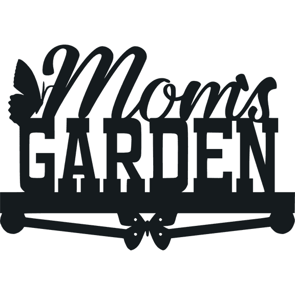 Mom's Garden - Metal Wall Art