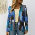 thumbnail image 2 of HAiming Womens Plaid Cardigan Casual Long Sleeve Lightweight Open Front Coats Outfits Trendy Clothes, 2 of 6