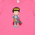 thumbnail image 4 of Inktastic Boy Prince, Knight In Shining Armor, Brown Hair Boys Baby T-Shirt, 4 of 5