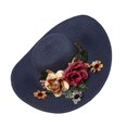thumbnail image 1 of Sun Cap Wide Brim Colorful Flowers Temperament Adjustable Multicolor Floral Hat for Daily Wear, 1 of 10