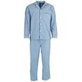 thumbnail image 3 of Hanes Men's and Big Men's Long Sleeve Long Leg Woven Pajama Set, 2-Piece, 3 of 3