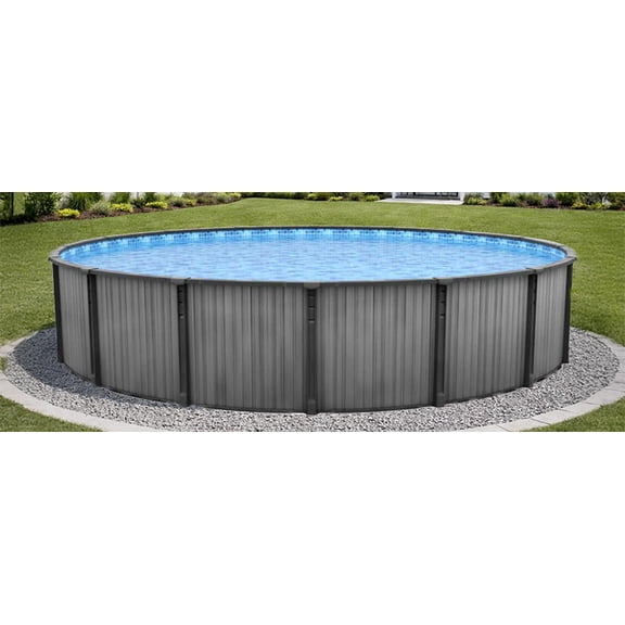 Lake Effect Pools Bora Bora 12' x 52" Round Resin Protected Above Ground Swimming Pool