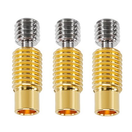 

3Pcs High Temperature M6 Threaded Throat (Gold Plated Threaded)