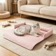 thumbnail image 4 of Alfombrilla refrescante para perros y gatos, de tela de seda de hielo, lavable para sofá y cama de suelo, base antideslizante, cojín de verano para clima caluroso., 4 of 5