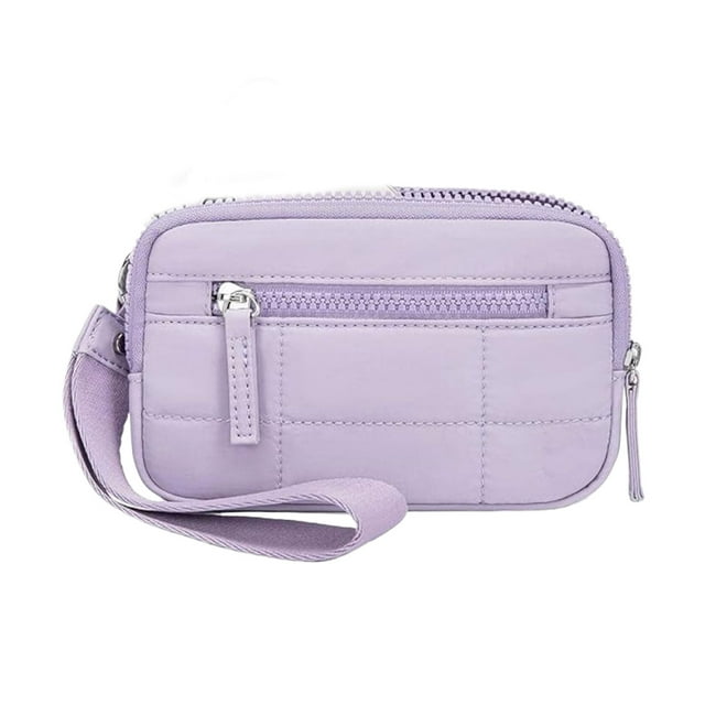 Guardoinrt Womens Waterproof Nylon Keychain Wallet Essentials Safe And Secure handbag, with Wallet With Strap Wristlet Pouch