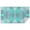 Turquoise Floral and, variant on Turquoise Floral and Petal Pattern Rectangle Tablecloth 60"x84",Waterproof Polyester Rectangle Table Cloth, Wipeable Spillproof Polyester Tablecloth for Dining, Camping, Indoor and Outdoor