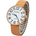 thumbnail image 2 of Blekon Collections Quartz Womens 42mm Face Large Stretch Band Watch, 2 of 5