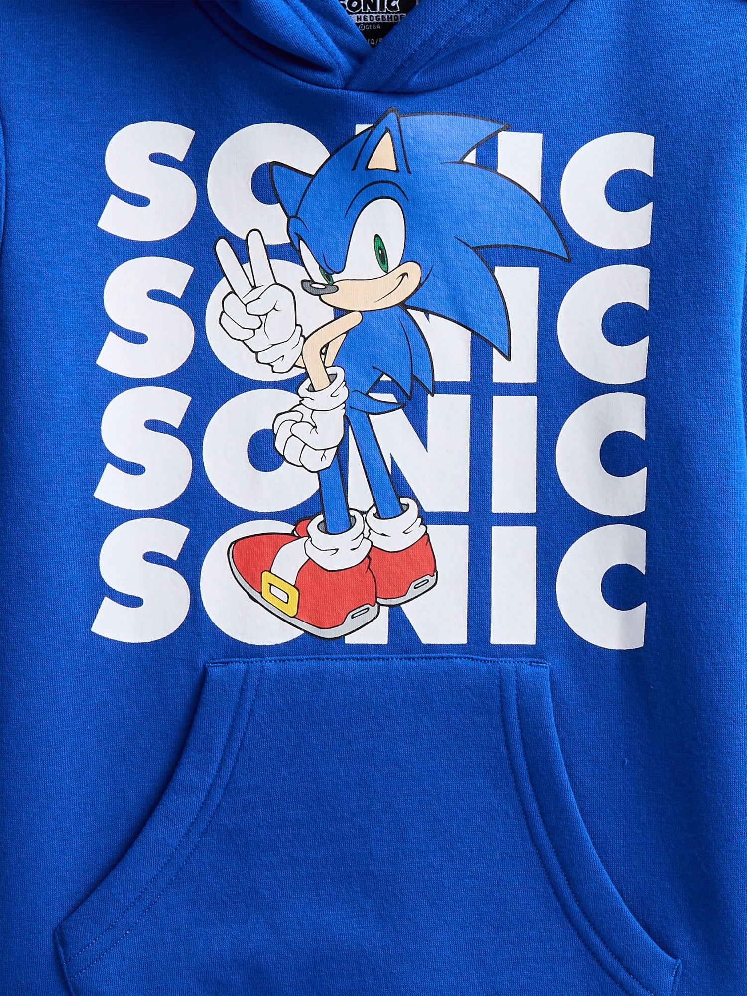 Sonic The Hedgehog Boys Graphic Hoodie, Sizes XS-2XL