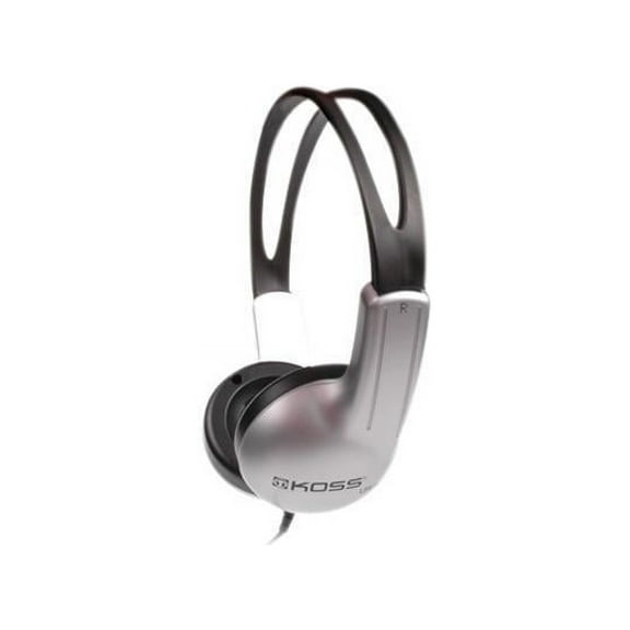 Koss On Ear Headphones Stereophone Ideal for Schools Libraries & Trng Dept, Black