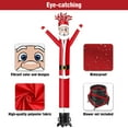 thumbnail image 3 of Santa Claus Inflatable Tube Man  Wacky Wavy Dancing Guy for Outdoor Decoration Advertising Business Promotion - Christmas Theme (Blower Not Included), 3 of 8