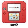 Nintendo 2DS Bundle:Nintendo 2DS-Crimson Red 2 w/Mario Kart 7 Console and USB Sync Charge USB Cable
