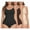 #1 3 Pack BlackNudeBrown, variant on Women's Bodysuits Sexy Sleeveless Tummy Control Tops Adjustable Spaghetti Strip Shapewear Bodysuits