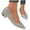Silver, variant on ZACPNCV Womens Plus Size Sequin Pumps Pointed Toe Block Heel Comfort Wedding Dress Shoes