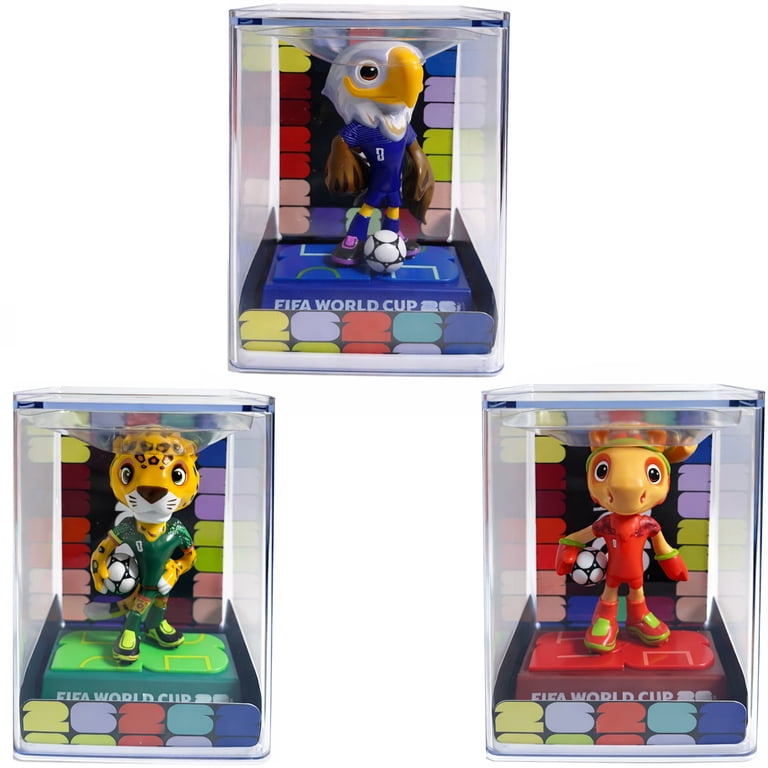 FIFA World Cup 2026 Set of 3 Collectible Mascot Figurines Clutch