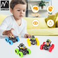 thumbnail image 7 of 4 Pack Toy Cars for 1 2 3 Year Old Boys, Monster Trucks for Toddlers, Pull Back Toy Cars Friction Powered Cars Vehicle Play Set Birthday Gift for 1 Year Old Boy, 7 of 7