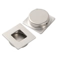 thumbnail image 3 of GOOHOCHY 2Pcs Doorknobs for Cabinet Silver Stainless Steel Minimalist Style, 3 of 5