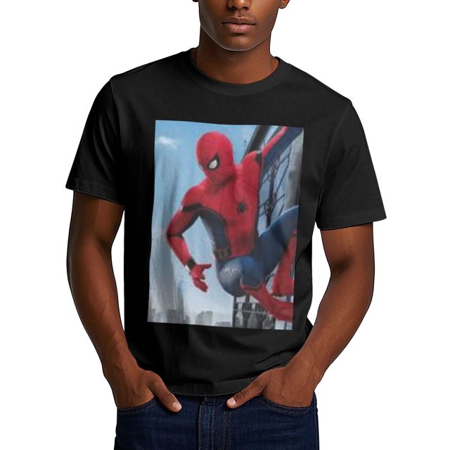 Spider-Man 180g Adult Polyester Crew Neck T-Shirt - Ironing