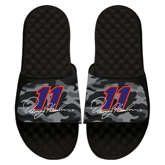 Youth ISlide Denny Hamlin NASCAR Camo Slide Sandals