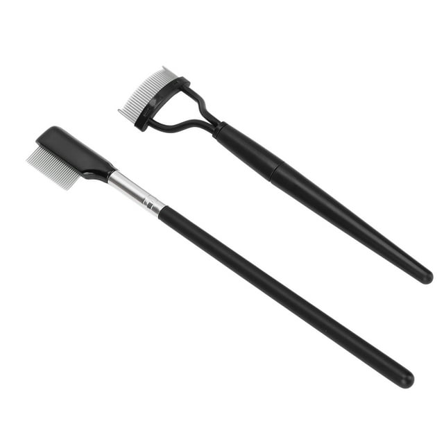 Separador De Cepillo De Pestañas, 2 Piezas De Dientes Curvados Que Se Ajustan Al Contorno De Ojos, Peine De Pestañas Para Uso Diario